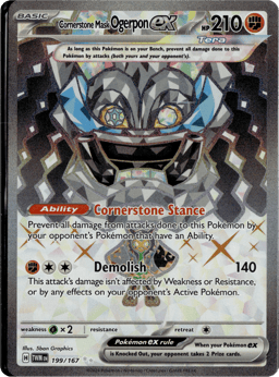 2024 Cornerstone Mask Ogerpon ex #199 Twilight Masquerade