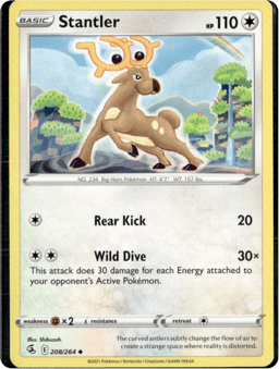 2021 Stantler #208 Fusion Strike