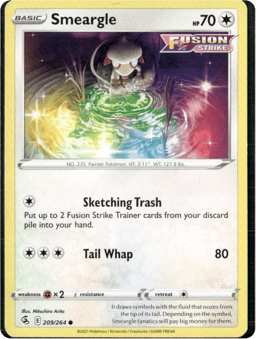 2021 Smeargle #209 Fusion Strike