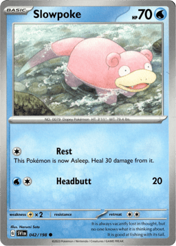 2023 Slowpoke #42 Scarlet & Violet