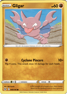 2022 Gligar #95 Lost Origin