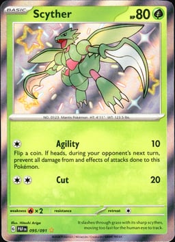 2024 Scyther #95 Paldean Fates