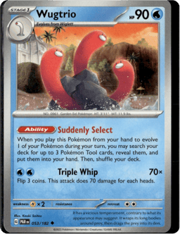 2023 Wugtrio #53 Paradox Rift