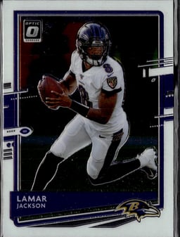 2020 Lamar Jackson #11 Donruss Optic