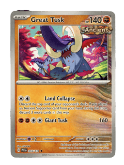 2025 Great Tusk #55 Prismatic Evolutions