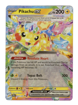 2024 Pikachu ex #57 Surging Sparks
