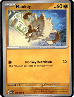 2024 Mankey #45 Paldean Fates