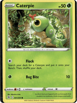 2021 Caterpie #1 Fusion Strike