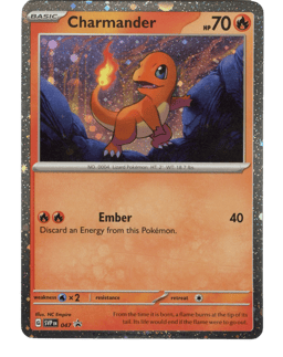 2023 Charmander #47 Scarlet & Violet Black Star Promos