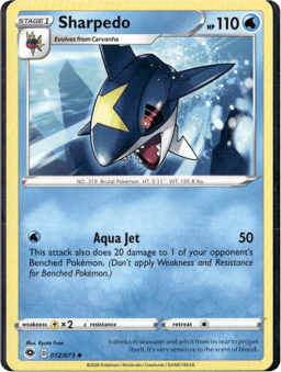 2020 Sharpedo #12 Champion's Path