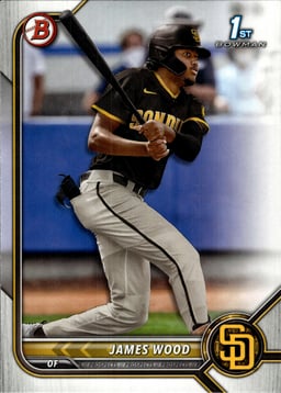 2022 James Wood #BP-108 Bowman Paper Prospects