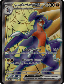 2023 Cynthia’s Garchomp ex #204 Scarlet & Violet Black Star Promos