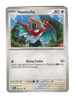 2025 Hawlucha #89 Prismatic Evolutions