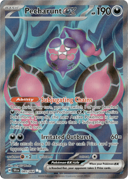 2024 Pecharunt ex #85 Shrouded Fable
