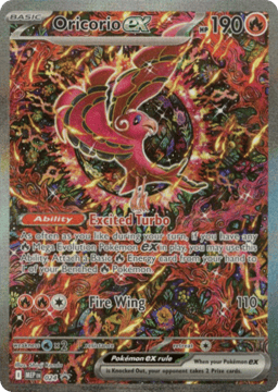 2025 Oricorio ex #24 Mega Evolution Black Star Promos