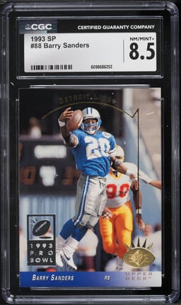 1993 SP Barry Sanders #88 CGC 8.5 NM-MT+