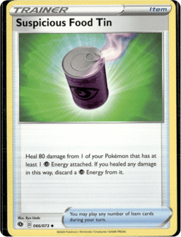 2020 Suspicious Food Tin #66 Champion's Path