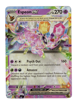 2025 Espeon ex #34 Prismatic Evolutions