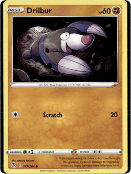2021 Drilbur #147 Fusion Strike