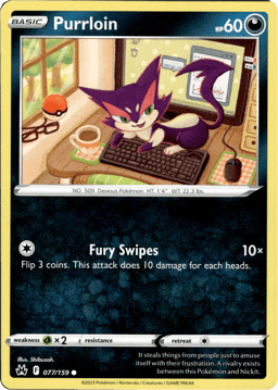 2023 Purrloin #77 Crown Zenith