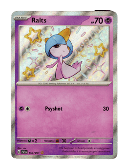 2024 Ralts #153 Paldean Fates