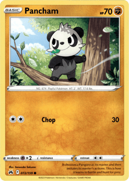 2023 Pancham #72 Crown Zenith