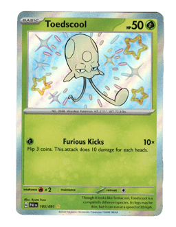 2024 Toedscool #105 Paldean Fates