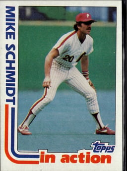 1982 Mike Schmidt #101 In Action