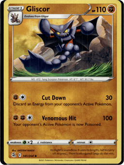 2021 Gliscor #141 Fusion Strike