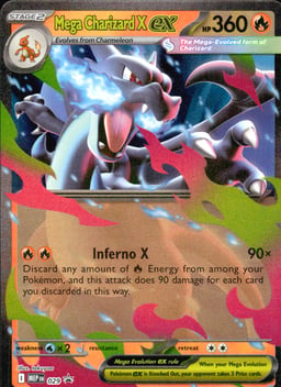 2025 Mega Charizard X ex #13 Phantasmal Flames