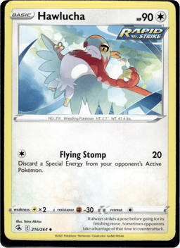 2021 Hawlucha #216 Fusion Strike