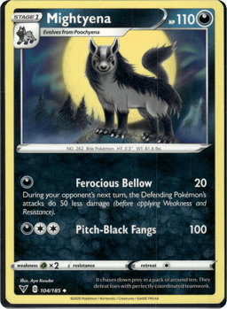 2020 Mightyena #104 Vivid Voltage