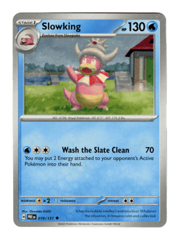 2025 Slowking #19 Prismatic Evolutions