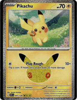 2026 Pikachu #47 30th Celebration