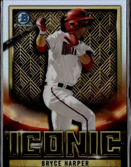 2023 Bryce Harper #BI-13 Bowman Chrome Iconic