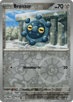 2025 Bronzor #66 Prismatic Evolutions
