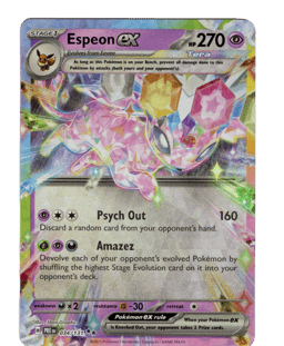 2025 Espeon ex #34 Prismatic Evolutions