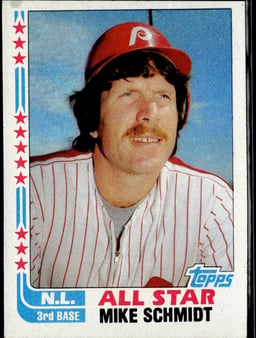 1982 Mike Schmidt #339 Baseball