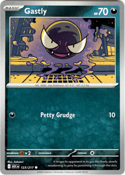 2026 Gastly #123 Ascended Heroes