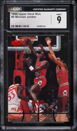 1998 Upper Deck MJx Michael Jordan #4 CGC 9 MINT