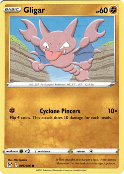 2022 Gligar #95 Lost Origin