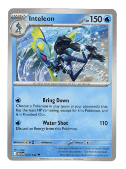 2025 Inteleon #41 Mega Evolution