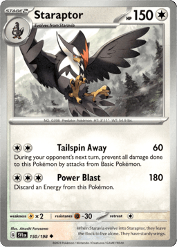 2023 Staraptor #150 Scarlet & Violet