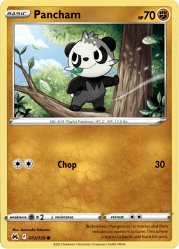 2023 Pancham #72 Crown Zenith