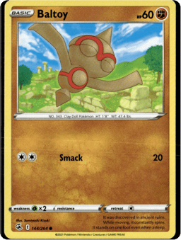 2021 Baltoy #144 Fusion Strike