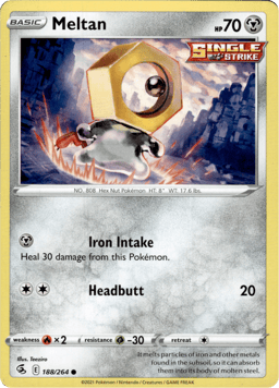 2021 Meltan #188 Fusion Strike