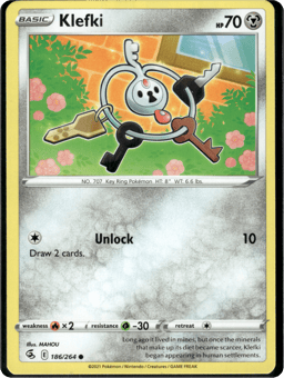 2021 Klefki #186 Fusion Strike