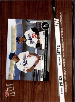 2020 David Price #BTN-10 Topps Now