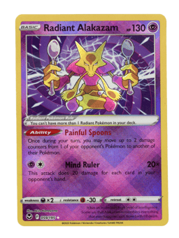 2022 Radiant Alakazam #59 Silver Tempest