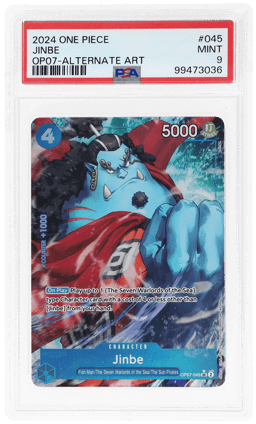 2024 One Piece 500 Years In the Future Alternate Art Jinbe #OP07-045 PSA 9